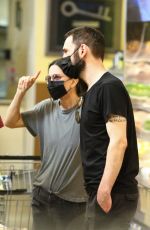 COURTENEY COX and Johnny McDaid Out Shopping in Malibu 03/27/2021