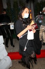 CRITAL KUNG MINKOFF Leaves Kathy Hilton’s Birthday Party 03/13/2021