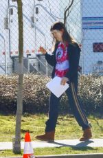 DAISY EDGAR-JONES on the Set of Fresh in Vancouver 03/16/2021