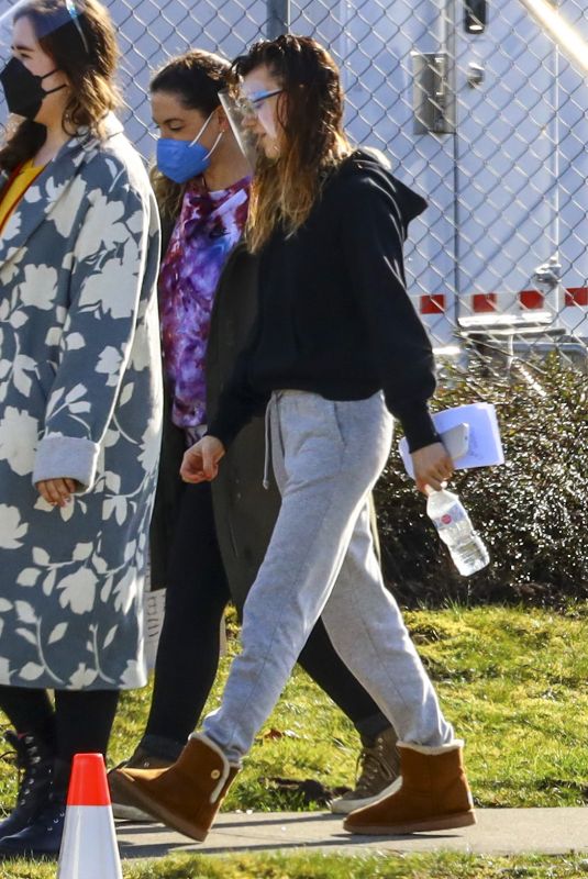 DAISY EDGAR-JONES on the Set of Fresh in Vancouver 03/17/2021