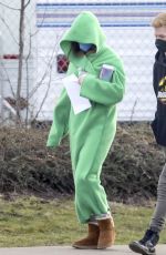 DAISY EDGAR JONES on the Set of Fresh in Vancouver 03/18/2021