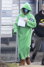 DAISY EDGAR JONES on the Set of Fresh in Vancouver 03/18/2021