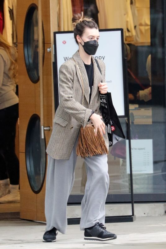 DAISY EDGAR JONES Out Shopping in Vancouver 03/14/2021