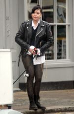 DAISY LOWE Out with Her Dog in Primrose Hill 03/25/2021