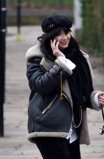DAISY LOWE Out with Her Dog Monty in Primrose Hill 03/04/2021