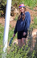 DAKOTA JOHNSON on the Set of Am I Ok? in Elysian Park in Los Angeles 02/09/2021