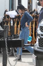 DAKOTA JOHNSON on the set of Am I Ok? in Los Angeles 03/08/2021