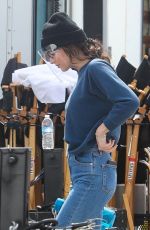 DAKOTA JOHNSON on the set of Am I Ok? in Los Angeles 03/08/2021