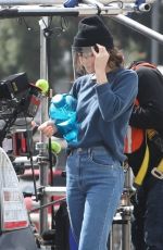 DAKOTA JOHNSON on the set of Am I Ok? in Los Angeles 03/08/2021