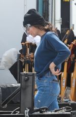 DAKOTA JOHNSON on the set of Am I Ok? in Los Angeles 03/08/2021