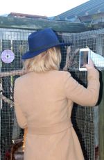 DANIELLA WESTBROOK at Borth Wild Animal Kingdom Wildlife Park in Wales 03/01/2021