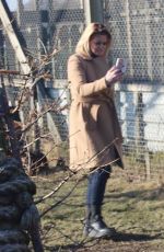 DANIELLA WESTBROOK at Borth Wild Animal Kingdom Wildlife Park in Wales 03/01/2021
