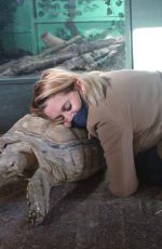 DANIELLA WESTBROOK at Borth Wild Animal Kingdom Wildlife Park in Wales 03/01/2021