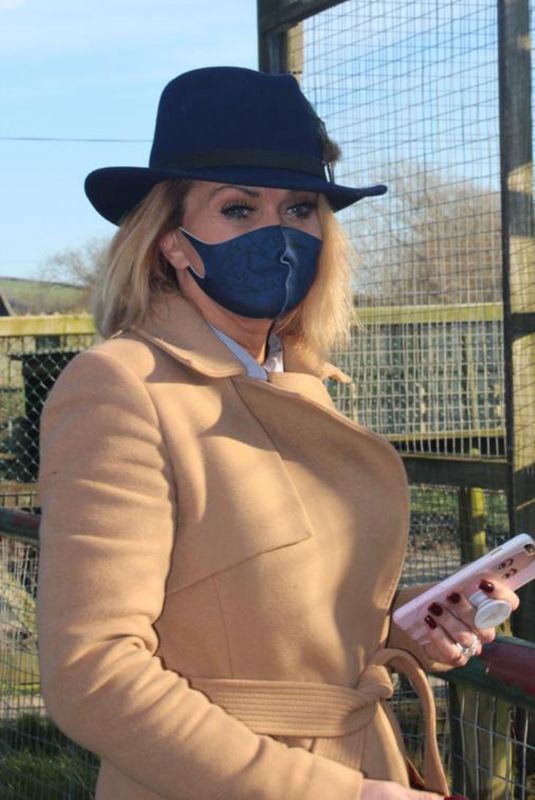 DANIELLA WESTBROOK at Borth Wild Animal Kingdom Wildlife Park in Wales 03/01/2021