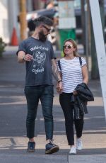 DANNII MINOGUE and Adrian Newman Out in Melbourne 03/22/2021
