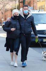 DEBORRA-LEE FURNESS and Hugh Jackman Out in New York 03/10/2021