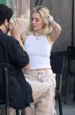 DELILAH HANLIN Out with Friends in Los Angeles 03/24/2021