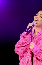 DEMI LOVATO Performs at Premiere of Her New Youtube Docuseries in Beverly Hills 03/22/2021