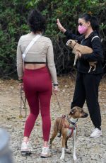 DEMI MOORE and RUMER WILLIS Out Hiking in Los Angeles 03/09/2021