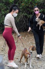 DEMI MOORE and RUMER WILLIS Out Hiking in Los Angeles 03/09/2021
