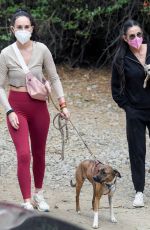 DEMI MOORE and RUMER WILLIS Out Hiking in Los Angeles 03/09/2021