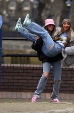 DEMI SIMS and FRANCESCA FARAGO Out in London 03/24/2021