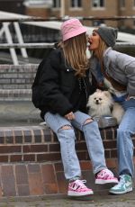 DEMI SIMS and FRANCESCA FARAGO Out in London 03/24/2021