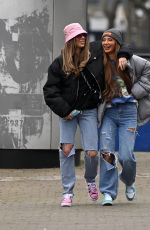 DEMI SIMS and FRANCESCA FARAGO Out in London 03/24/2021