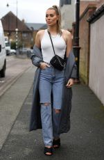 DEMI SIMS on the Set of The Only Way is Essex 03/07/2021
