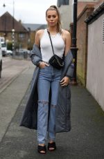DEMI SIMS on the Set of The Only Way is Essex 03/07/2021
