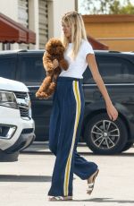 DEVON WINDSOR Out with her Dog in Coral Gables 03/29/2021