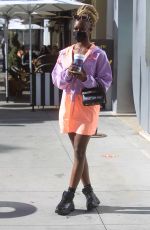 DIARRA SYLLA Out Shopping in Beverly Hills 03/11/2021