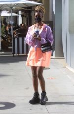 DIARRA SYLLA Out Shopping in Beverly Hills 03/11/2021