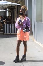 DIARRA SYLLA Out Shopping in Beverly Hills 03/11/2021