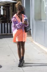 DIARRA SYLLA Out Shopping in Beverly Hills 03/11/2021