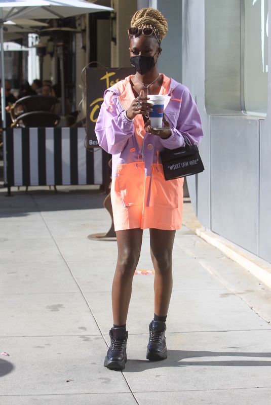 DIARRA SYLLA Out Shopping in Beverly Hills 03/11/2021