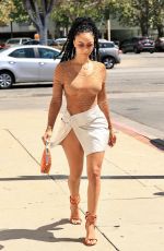 DRAYA MICHELE Arrives at a Nail Salon in Los Angeles 03/26/2021