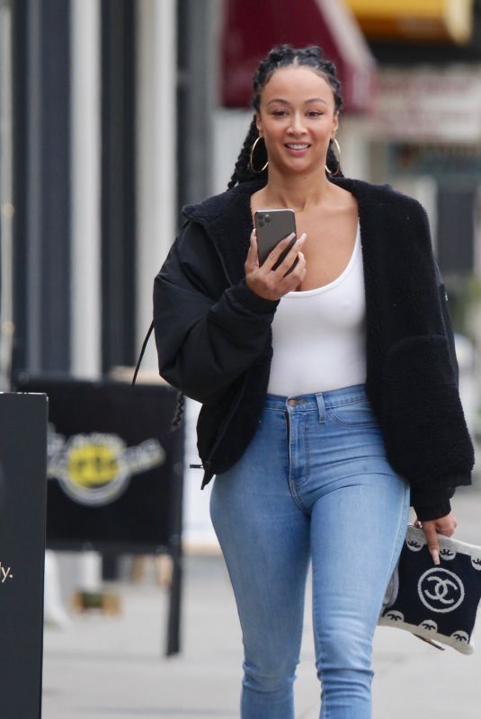 DRAYA MICHELE Out for Lunch in Studio City 03/25/2021