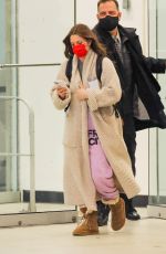 DREW BARRYMORE Leaves CBS Studios in New York 03/02/2021