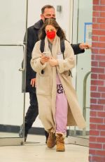 DREW BARRYMORE Leaves CBS Studios in New York 03/02/2021
