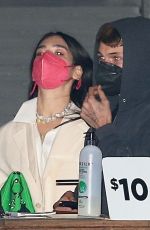 DUA LIPA and Anwar Hadid at Nobu in Malibu 03/21/2021