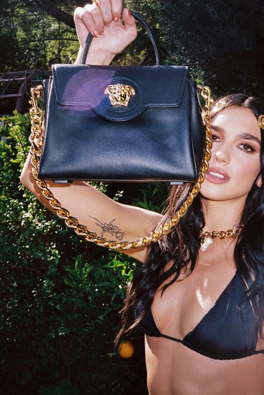 DUA LIPA on the Set of a Photoshoot, February 2021