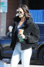 EIZA GONZALEZ Out for Coffee in West Hollywood 03/16/2021