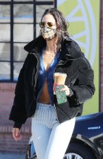 EIZA GONZALEZ Out for Coffee in West Hollywood 03/16/2021