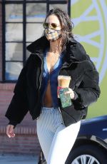 EIZA GONZALEZ Out for Coffee in West Hollywood 03/16/2021