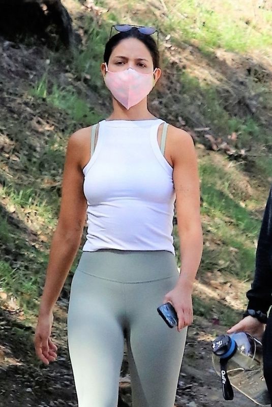 EIZA GONZALEZ Out Hiking in Los Angeles 02/28/2021