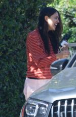 EIZA GONZALEZ Outside Her Home in Los Angeles 03/02/2021