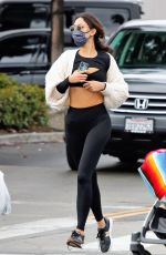 EIZA GONZLEZ Out for Coffee in West Hollywood 03/07/2021