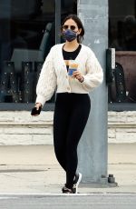 EIZA GONZLEZ Out for Coffee in West Hollywood 03/07/2021