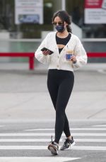 EIZA GONZLEZ Out for Coffee in West Hollywood 03/07/2021